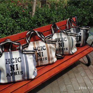 Sports and fitness bag female canvas bag versatile multi-purpose traveling bag l